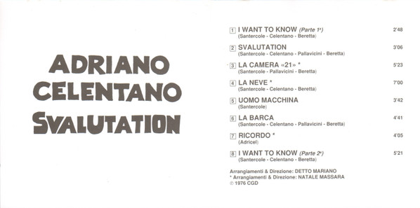 Adriano Celentano - Svalutation | Clan Celentano (9031-74418-2) - 3