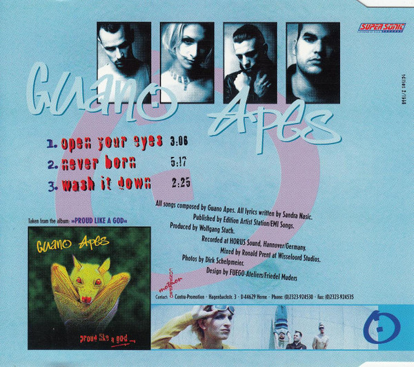 Guano Apes - Open Your Eyes | Supersonic Records (SUPERSONIC 010) - 4 Guano Apes - Open Your Eyes | Supersonic Records (SUPERSONIC 010) - 4