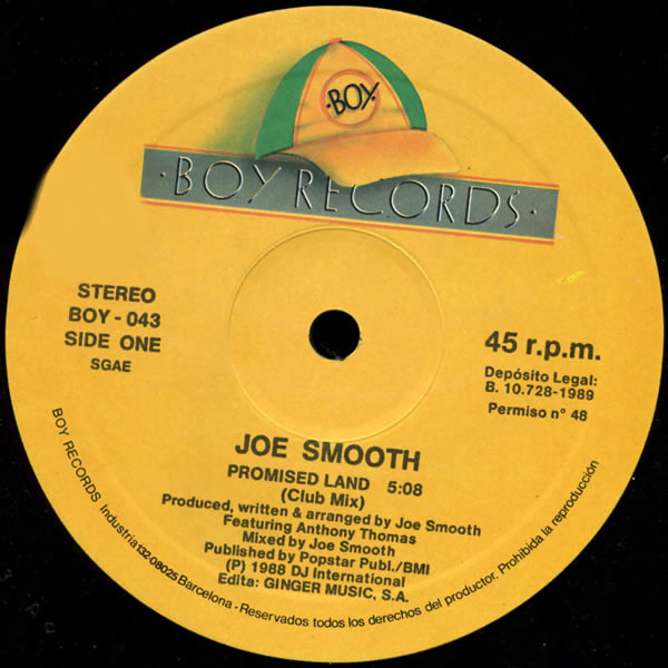 Joe Smooth - Promised Land | Boy Records (BOY 043) - 3