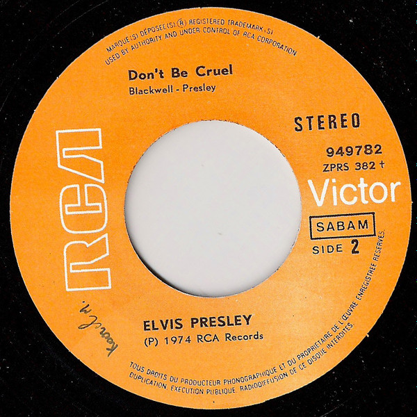 Elvis Presley - Hound Dog / Don't Be Cruel | RCA (949782) - 4 Elvis Presley - Hound Dog / Don't Be Cruel | RCA (949782) - 4