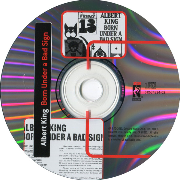 Albert King - Born Under A Bad Sign [CD] | Stax (STX-34334-02) - 4