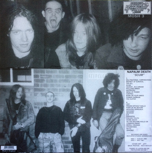 Napalm Death - Scum | Earache (MOSH003FDRUS) - 2 Napalm Death - Scum | Earache (MOSH003FDRUS) - 2