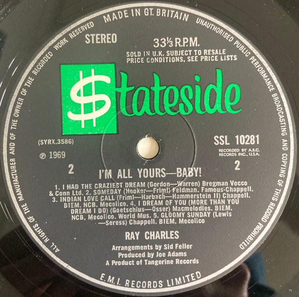Ray Charles - I'm All Yours-Baby! | Stateside (SSL 10281) - 4 Ray Charles - I'm All Yours-Baby! | Stateside (SSL 10281) - 4