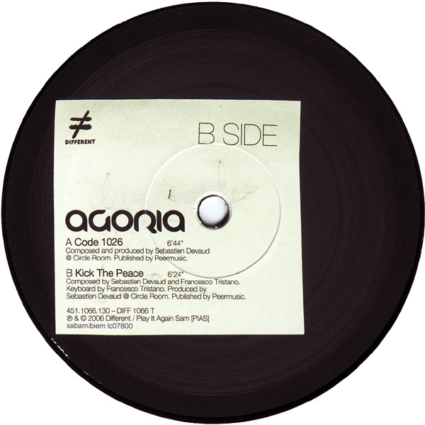 Agoria - Code 1026 | Different (DIFF 1066 T) - 2
