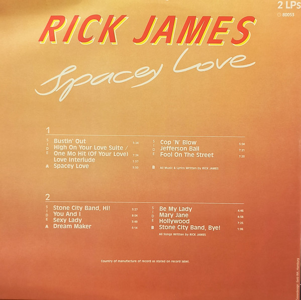 Rick James - Spacey Love | Gordy (80053) - 2