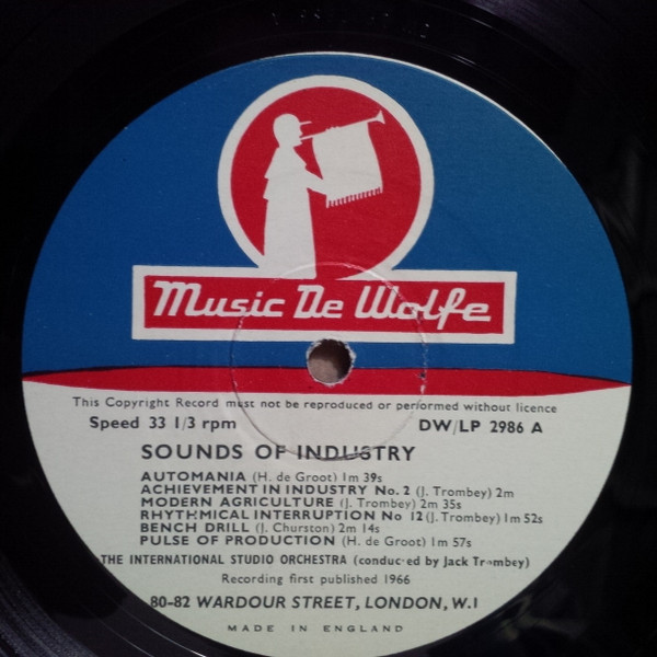 The International Studio Orchestra - Sounds Of Industry | Music De Wolfe (DW/LP 2986) - 2