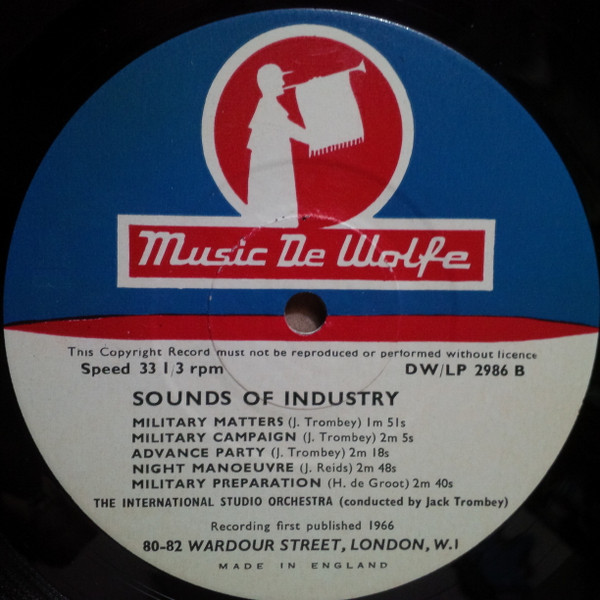 The International Studio Orchestra - Sounds Of Industry | Music De Wolfe (DW/LP 2986) - 3