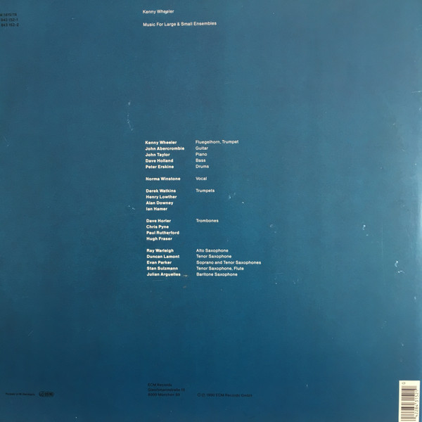 Kenny Wheeler - Music For Large & Small Ensembles | ECM Records (ECM 1415/16) - 3