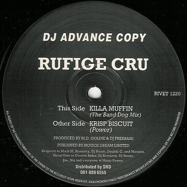 Rufige Kru - Krisp Biscuit | Reinforced Records (RIVET 1220) - main