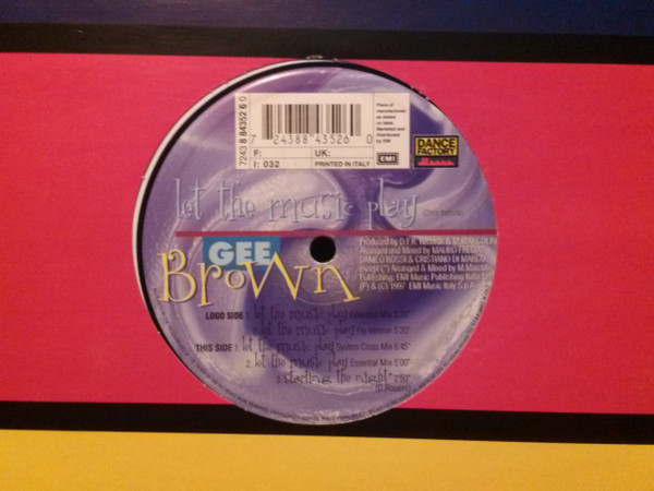 Gee Brown - Let The Music Play | Dance Factory (7243 8 84352 6 0) - main