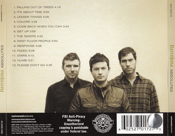Barcelona - Absolutes | Universal Motown (B0012806-02) - 2