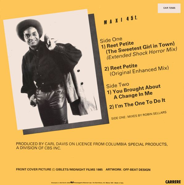 Jackie Wilson - Reet Petite | Carrere (CAR 72505)