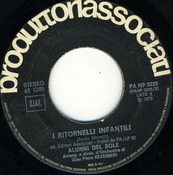 Gli Alunni Del Sole - Un'Altra Poesia | Produttori Associati (PA NP 3225) - 4