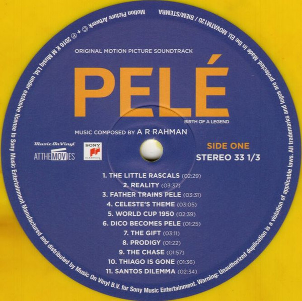A.R. Rahman - Pelé Birth Of A Legend (Original Motion Picture Soundtrack) | Music On Vinyl (MOVATM120) - 2 A.R. Rahman - Pelé Birth Of A Legend (Original Motion Picture Soundtrack) | Music On Vinyl (MOVATM120) - 2