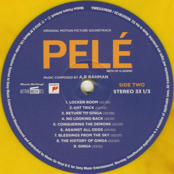 A.R. Rahman - Pelé Birth Of A Legend (Original Motion Picture Soundtrack) | Music On Vinyl (MOVATM120) - 3 A.R. Rahman - Pelé Birth Of A Legend (Original Motion Picture Soundtrack) | Music On Vinyl (MOVATM120) - 3