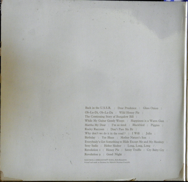 The Beatles - The Beatles | Apple Records (1C 192-04 173/74) - 2