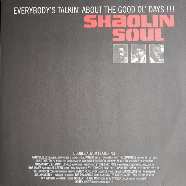 Various - Shaolin Soul (Episode 1) (Everybody's Talkin' About The Good Ol' Days !!!) | Parlophone (5053105994915) - main Various - Shaolin Soul (Episode 1) (Everybody's Talkin' About The Good Ol' Days !!!) | Parlophone (5053105994915) - main