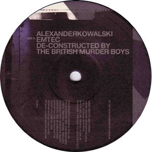 Alexander Kowalski - You Think You Know? (Funk D'Void Remix) / Emtec (De-constructed By The British Murder Boys) | Kanzleramt (KA102) - 3