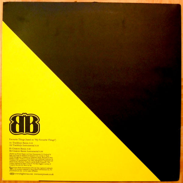 Big Brovaz - Favourite Things | Epic (XPR3684) - 2