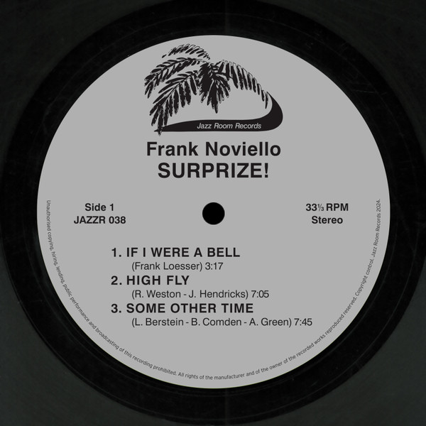 Frank Noviello - Surprise! | Jazz Room Records (JAZZR 038) - 3 Frank Noviello - Surprise! | Jazz Room Records (JAZZR 038) - 3
