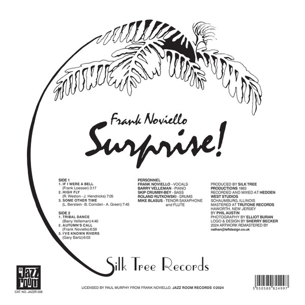 Frank Noviello - Surprise! | Jazz Room Records (JAZZR 038) - 2 Frank Noviello - Surprise! | Jazz Room Records (JAZZR 038) - 2