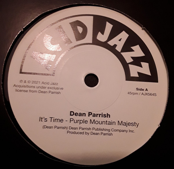 Dean Parrish - It's Time-Purple Mountain Majesty | Acid Jazz (AJX564S) - 3