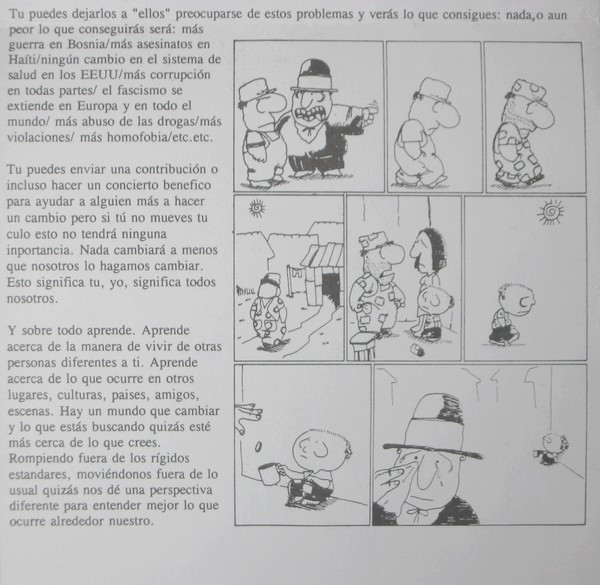 Huasipungo / Los Crudos - Nunca Nada Cambia... A Menos Que Lo Hagamos Cambiar. | Discos Sanjuancito (SJD-2) - 4