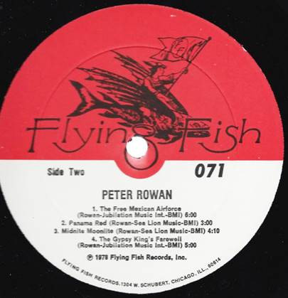 Peter Rowan - Peter Rowan | Flying Fish (071) - 4 Peter Rowan - Peter Rowan | Flying Fish (071) - 4
