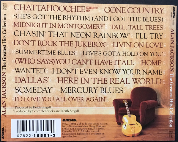 Alan Jackson - The Greatest Hits Collection | Arista (07822-18801-2) - 2 Alan Jackson - The Greatest Hits Collection | Arista (07822-18801-2) - 2
