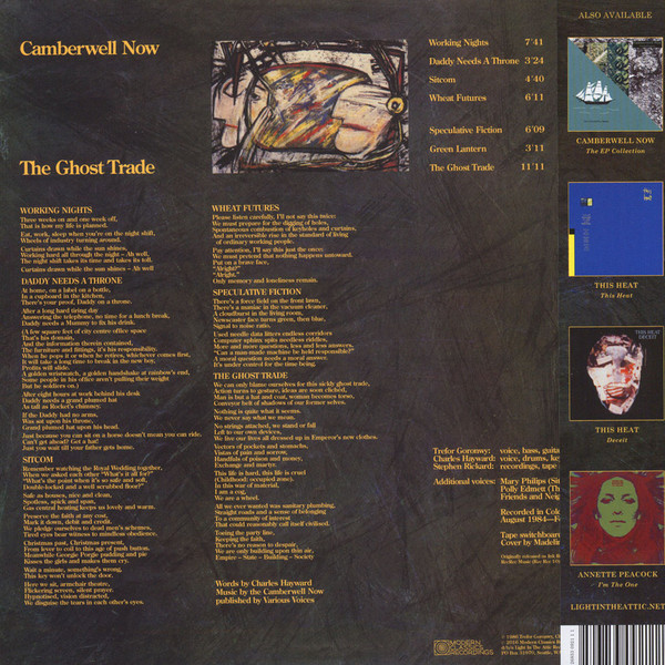 The Camberwell Now - The Ghost Trade | Modern Classics Recordings (MCR 921) - 2