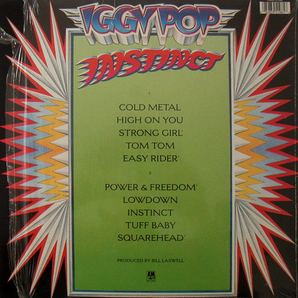 Iggy Pop - Instinct | A&M Records (AMA 5198) - main Iggy Pop - Instinct | A&M Records (AMA 5198) - main