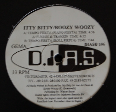 Itty Bitty Boozy Woozy - Tempo Fiesta (Party Time) | D.I.A.S. (DIASB 106) - main