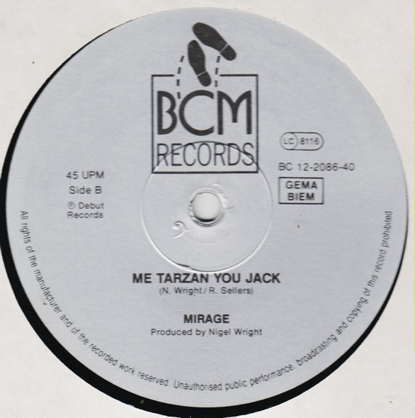 Mirage - Jingo Breakout...Jack Mix VII | BCM Records (BC 12-2086-40)