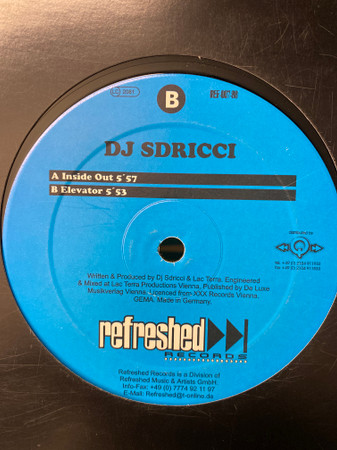 DJ Sdricci - Inside Out | Refreshed Records (REF 007-98) - 2