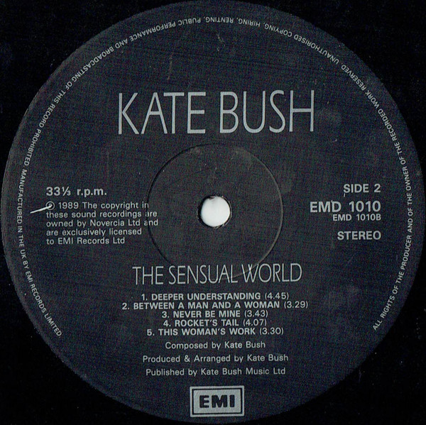 Kate Bush - The Sensual World | EMI (EMD 1010) - 4