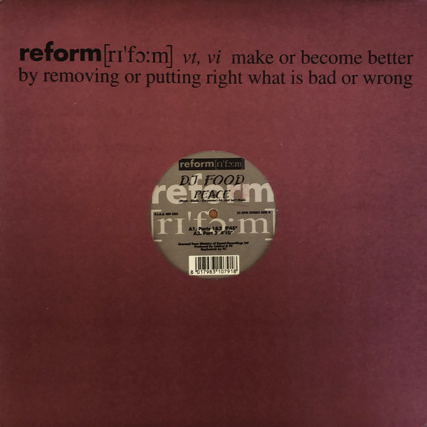 DJ Food - Peace | Reform (REF 023) - main