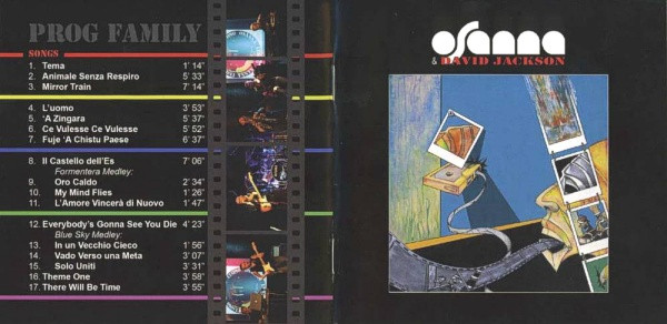 Osanna & David Jackson - Prog Family | AMS Records (AMS 150 CD) - 4 Osanna & David Jackson - Prog Family | AMS Records (AMS 150 CD) - 4