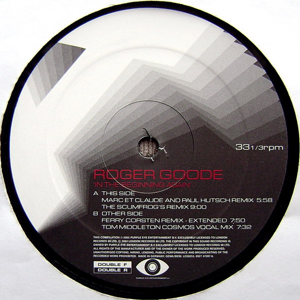 Roger Goode - In The Beginning Again (Mixes) | Double F Double R (0927 47287-0) - 3 Roger Goode - In The Beginning Again (Mixes) | Double F Double R (0927 47287-0) - 3