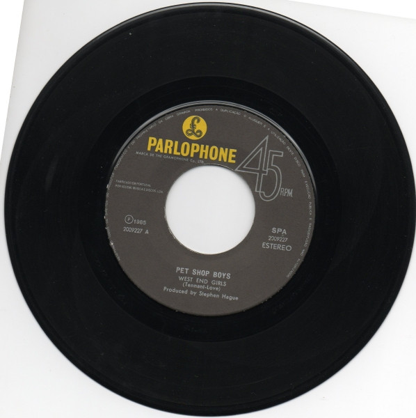 Pet Shop Boys - West End Girls | Parlophone (2009227) - 3