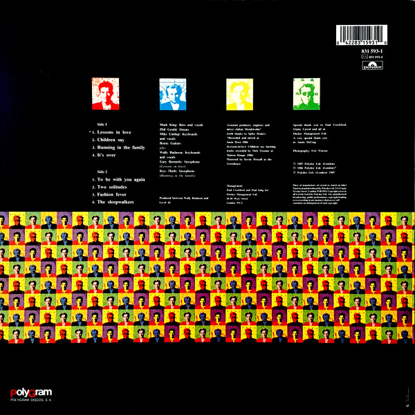 Level 42 - Running In The Family | Polydor (831 593-1) - 2