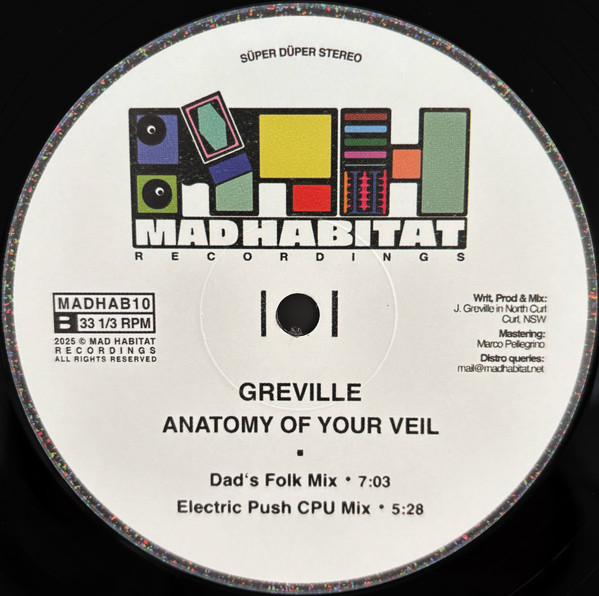 Greville - Anatomy Of Your Veil | Mad Habitat Recordings (MADHAB10) - 2 Greville - Anatomy Of Your Veil | Mad Habitat Recordings (MADHAB10) - 2