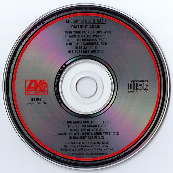 Crosby, Stills & Nash - Daylight Again | Atlantic (SD 19360-2) - 2