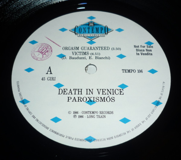 Death In Venice - Paroxismós | Contempo Records (TEMPO 106) - 3 Death In Venice - Paroxismós | Contempo Records (TEMPO 106) - 3