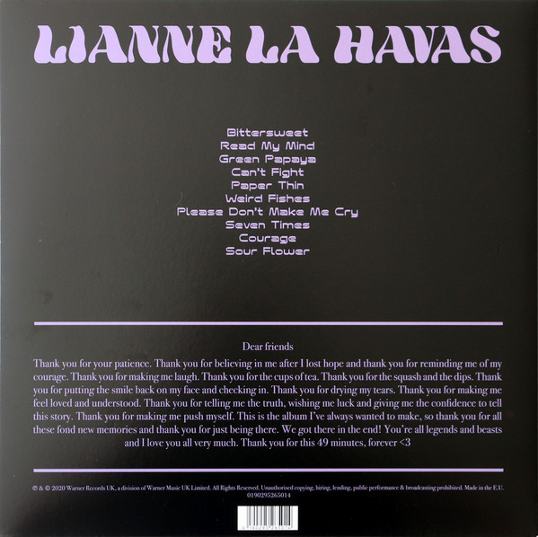 Lianne La Havas - Lianne La Havas | Warner Records (0190295265014) - 4 Lianne La Havas - Lianne La Havas | Warner Records (0190295265014) - 4