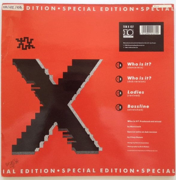 Mantronix - Who Is It? | 10 Records (TEN X 137) - 2 Mantronix - Who Is It? | 10 Records (TEN X 137) - 2