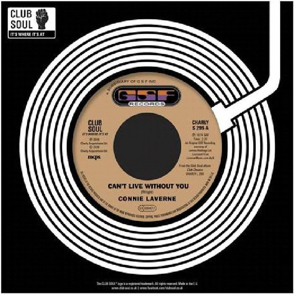 Connie Laverne / Anderson Brothers - Can't Live Without You / I Can See Him Loving You | Charly Records (CHARLY S 299)