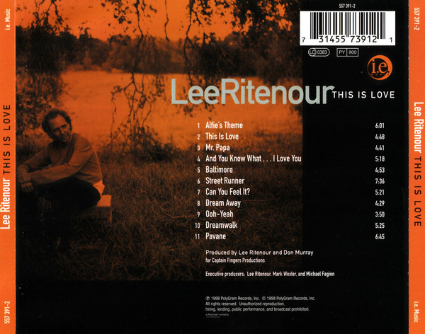 Lee Ritenour - This Is Love | i.e. Music (557 391-2) - 2