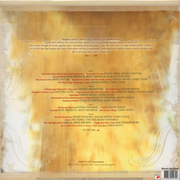 Yo-Yo Ma & Friends Of Yo Yo Ma - Songs Of Joy & Peace | Music On Vinyl (MOVCL023) - 2