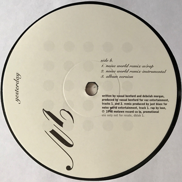 Debelah Morgan - Yesterday | Motown (DBLAH 1) - 4