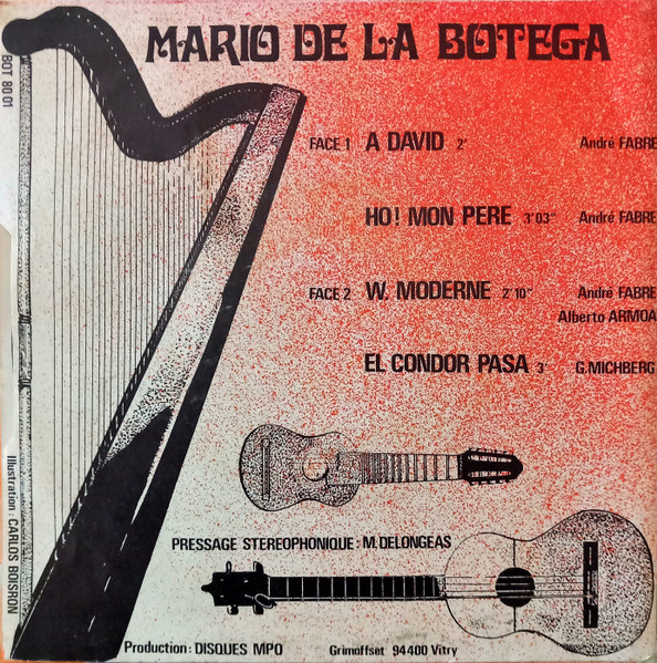 Mario De La Botega - A David | Not On Label (BOT 80 01) - 2 Mario De La Botega - A David | Not On Label (BOT 80 01) - 2